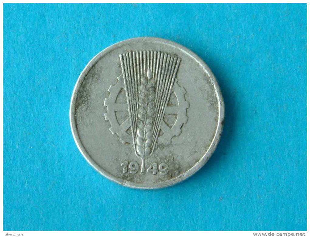 1949 A - 5 PFENNIG / KM 2 ( For Grade, Please See Photo ) !! - 5 Pfennig