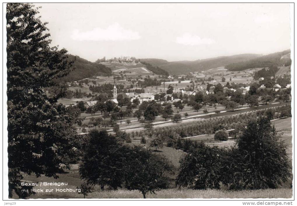 Duitsland/Deutschland, Sexau/Breisgau Mit Blick Zur Hochburg, Ca. 1965 - Emmendingen