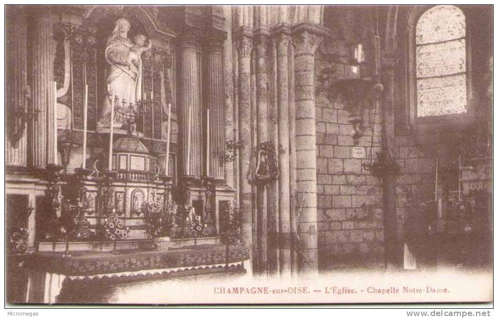 CHAMPAGNE-sur-OISE - L'Eglise - Chapelle Notre-Dame - Champagne Sur Oise