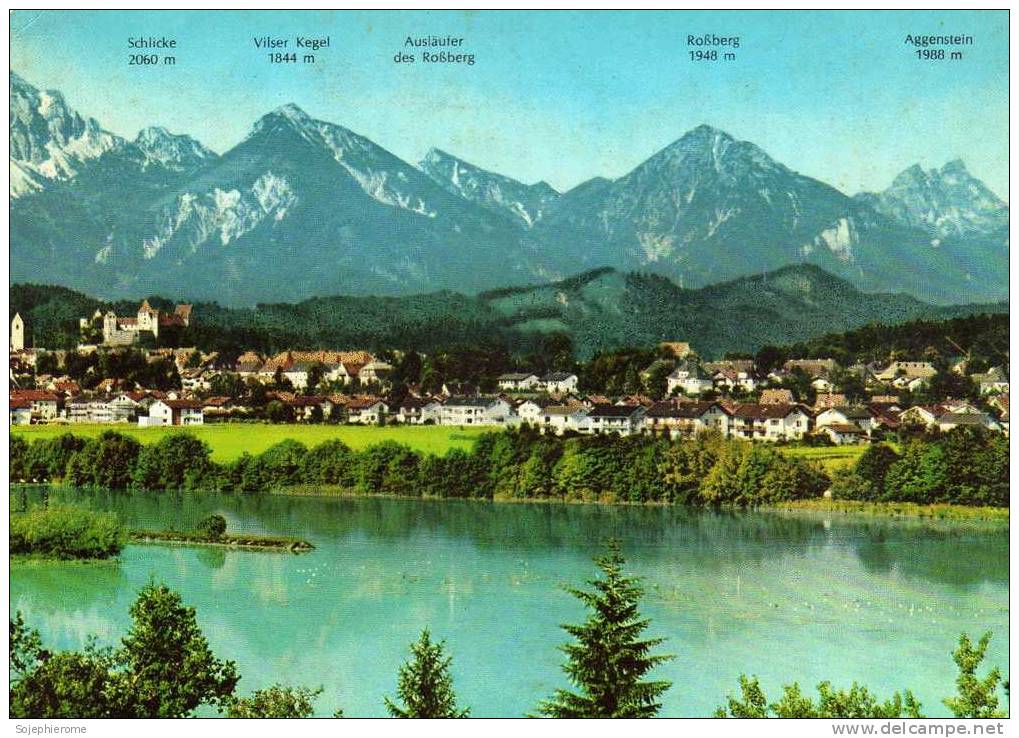 Füssen Im Allgäu Mit Forggensee - Fuessen