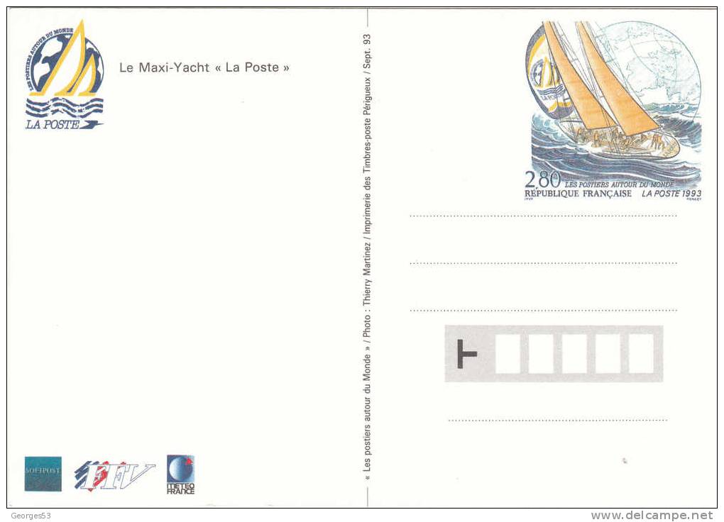 Carte  Entier Postal  1993 - 1961-....