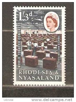RHODESIA AND NYASALAND 1963 - WORLD TOBACCO CONGRESS 1,3  - MNH MINT NEUF - Rhodesia & Nyasaland (1954-1963)
