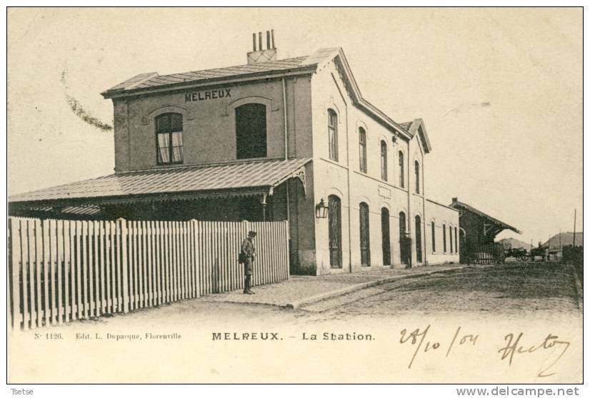 Melreux - La Station  -1904 ( Voir Verso ) - Hotton