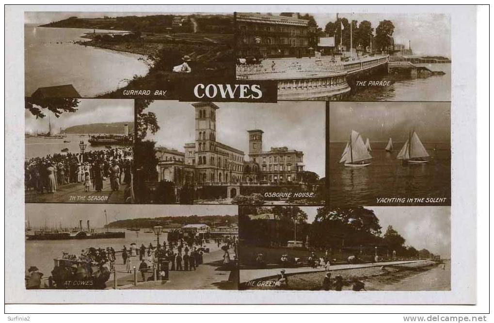 IOW - COWES - 7 RP VIEWS 1922  Iow189 - Cowes