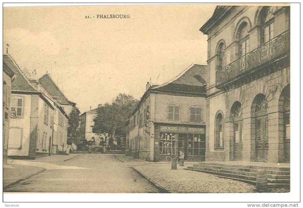 CPA 57 -PHALSBOURG--(commerce...)- - Autres & Non Classés