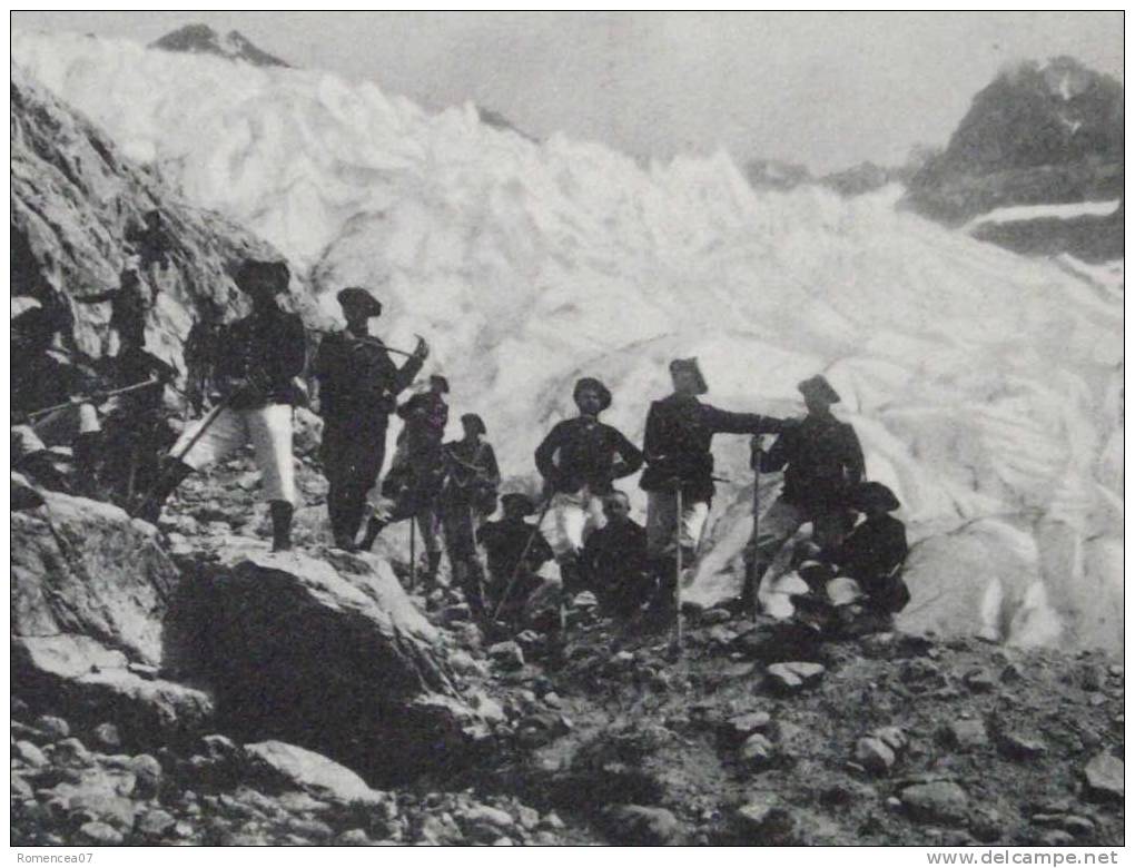 CHASSEURS ALPINS - "Nos Alpins En Manoeuvres" - Halte Au Glacier Blanc - Dauphiné - Non Voyagée - Manoeuvres