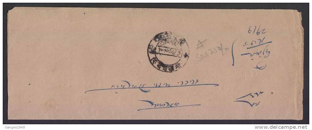 BARWANI  State 1949   SIPAWAT  CDS On Unfranked Letter To DOGAR GAON # 20586  India Indien Inde - Barwani