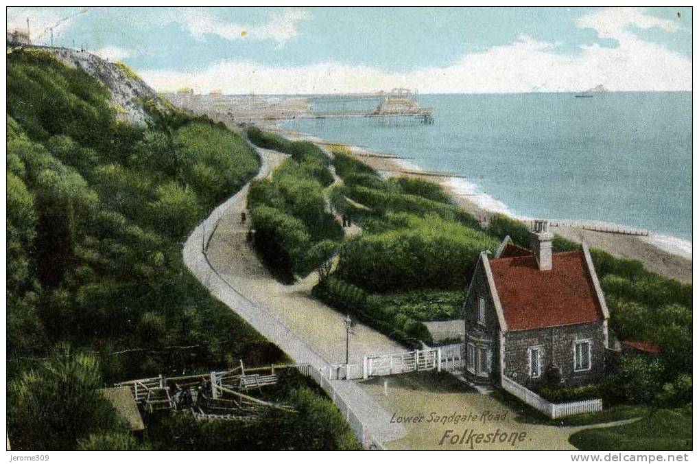 ROYAUME-UNI - FOLKESTONE - CPA - N°2647/2 - Folkestone, Lower Sandgate Road - Folkestone