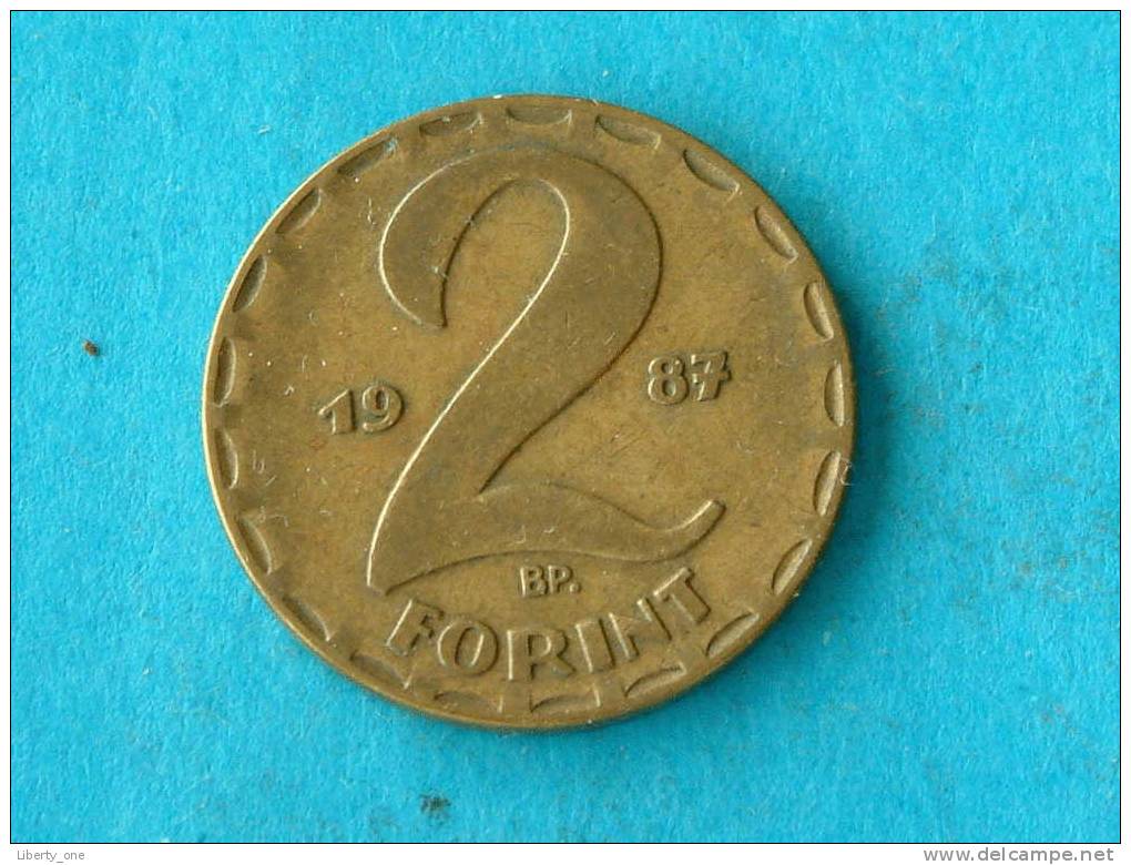 1987 - 2 FORINT - KM 591 ( For Grade, Please See Photo ) ! - Hongrie