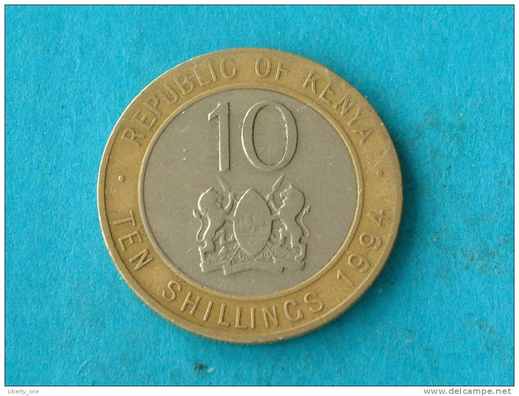 1994 - TEN SHILLINGS - KM 27 ( For Grade, Please See Photo ) ! - Kenia