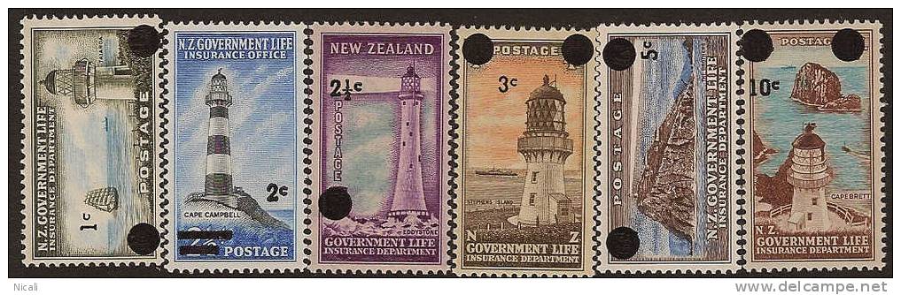 NZ 1967 Government Life (6) SG L50/5 UNHM SP411 - Other & Unclassified