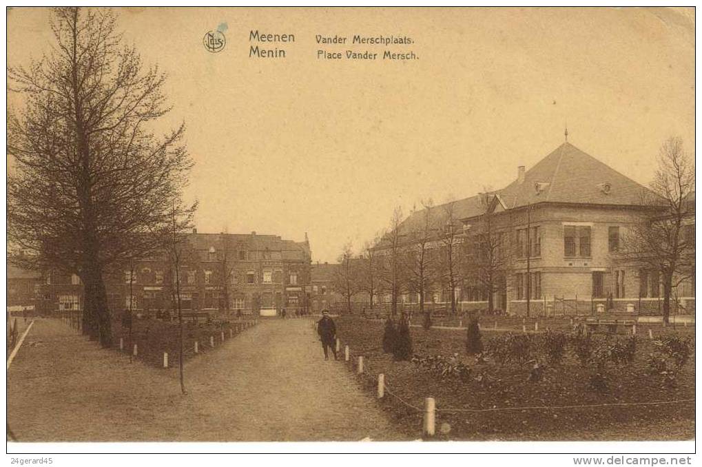 CPSM MENIN Ou MEENEN (Belgique-Flandre Occidentale) - Place Van Der Mersch - Menen