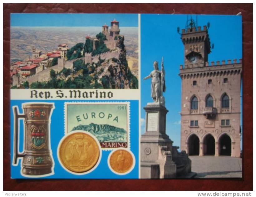 San Marino - Mehrbildkarte "Rep. S. Marino" - San Marino