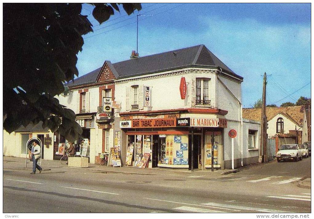 GRAVIGNY     "a Rue Principale Et Le Bar Tabac " - Other & Unclassified