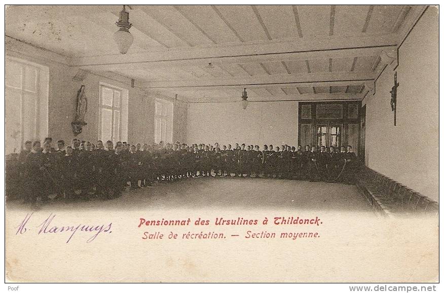 Thildonck ( Wespelaer ) : Pensionnat Des Ursulines ---- Salle De Récréation ---Section Moyenne - Haacht