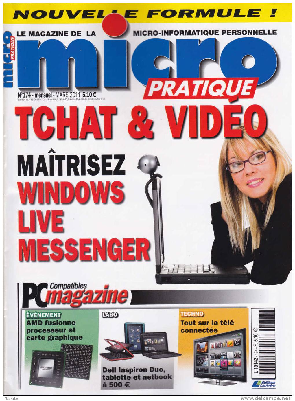 Micro Pratique 174 Mars 2011 Windows Live Messenger - Informatique