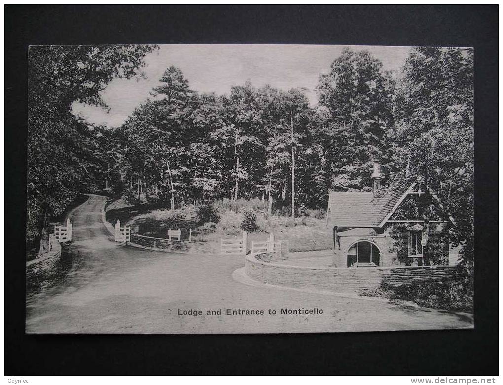 Lodge And Entrance To Monticello - Altri & Non Classificati