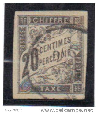 COLONIES GENERALES 1884 Y&T T8 OBL - Postage Due