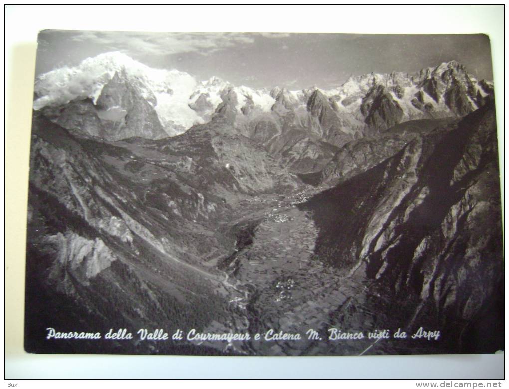 VALLE  DE COURMAYEUR    MONT BLANC AOSTA  VIAGGIATA COME DA FOTO - Aosta