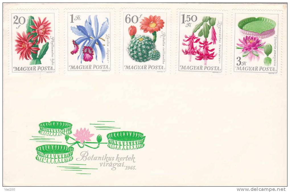 Cactusses,cactus1965 Covers 2X FDC Premier Jour,unused Hungary. - Cactussen