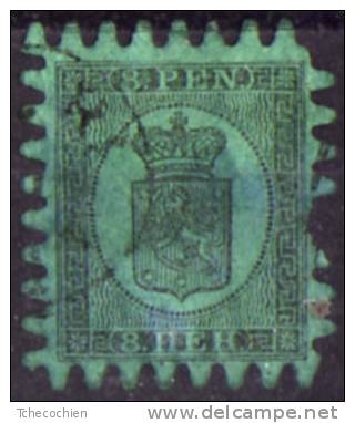 Finlande - 1866 - Y&T N° 6a Oblitéré, Coin Supérieur Droit Abîmé - Gebruikt