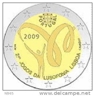 PORTOGALLO  (  PORTUGAL ) ANNO 2009 - 2 EURO  JOGOS DA LUSOFONIA LISBOA´  - FDC - Portugal