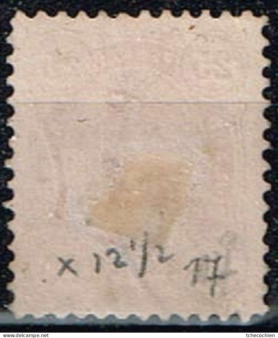 Finlande - 1875-81 - Y&T N° 17 Dent. 12 1/2 Oblitéré - Usati