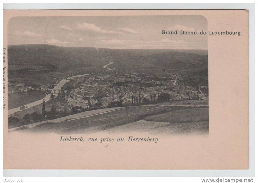 Grand Duché De Luxembourg Diekirch Vue Prise Du Herrenberg 172 - Diekirch