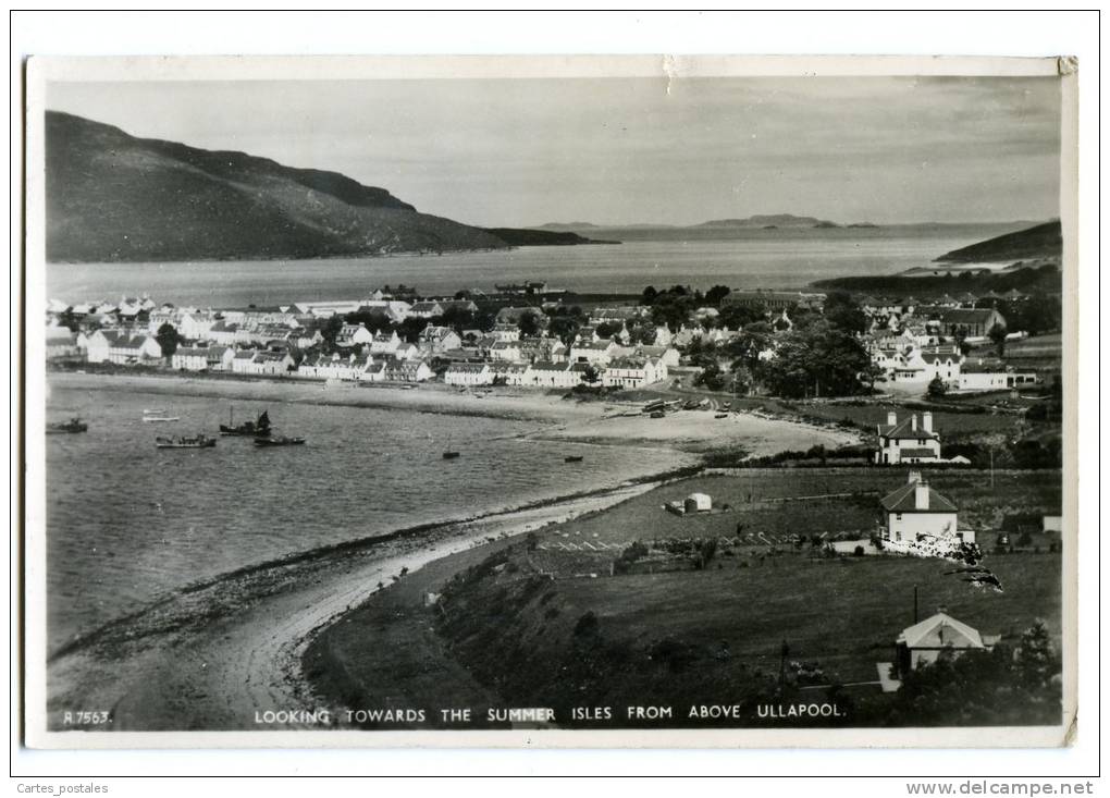 Looking Towards The Summer Isles From Above ULLAPOOL - Ross & Cromarty