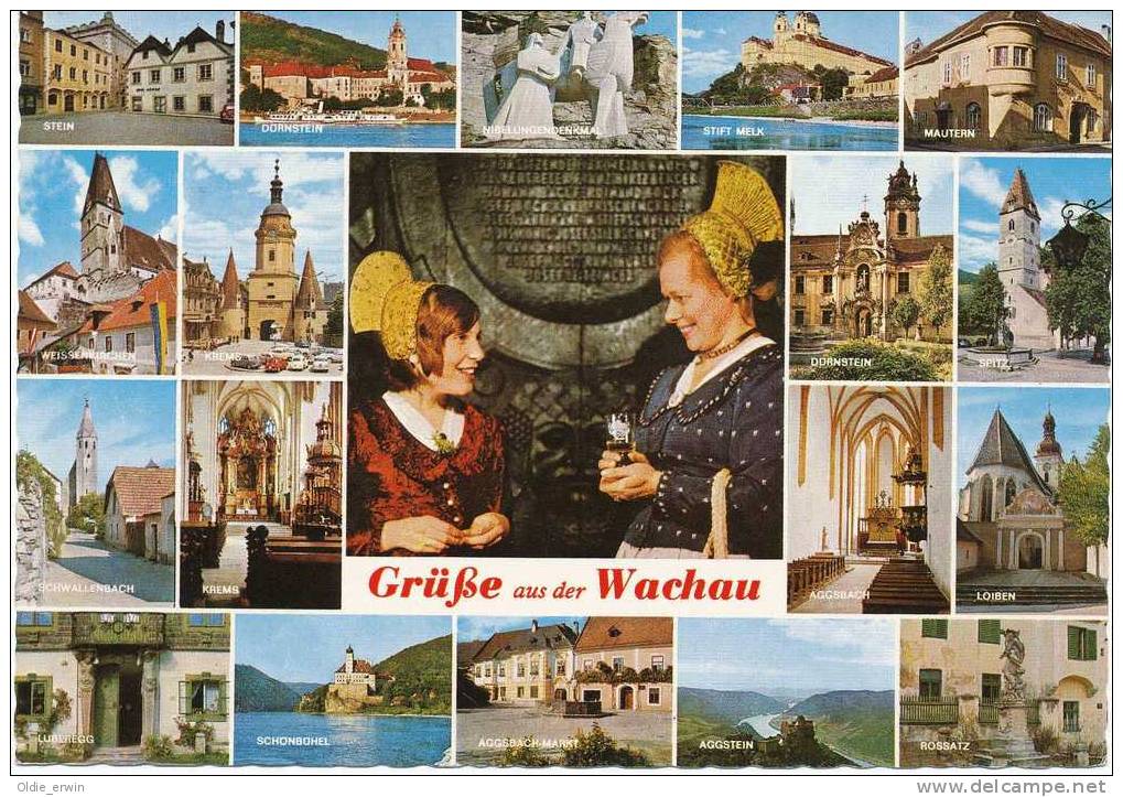 Alte AK Grüße Aus Der Wachau 1975, Mehrbildkarte - Wachau