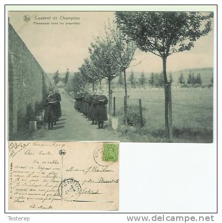 Couvent De  Champion  Promenade  1919  *12 OOSTENDE 12* - Foruna (1919)