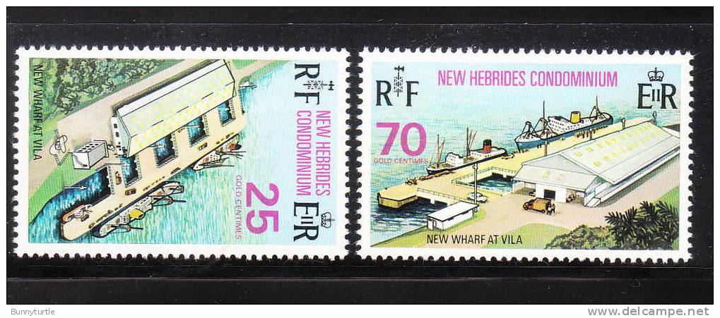 New Hebrides British 1973 New Wharf At Vila Ship Warehouse MNH - Ongebruikt