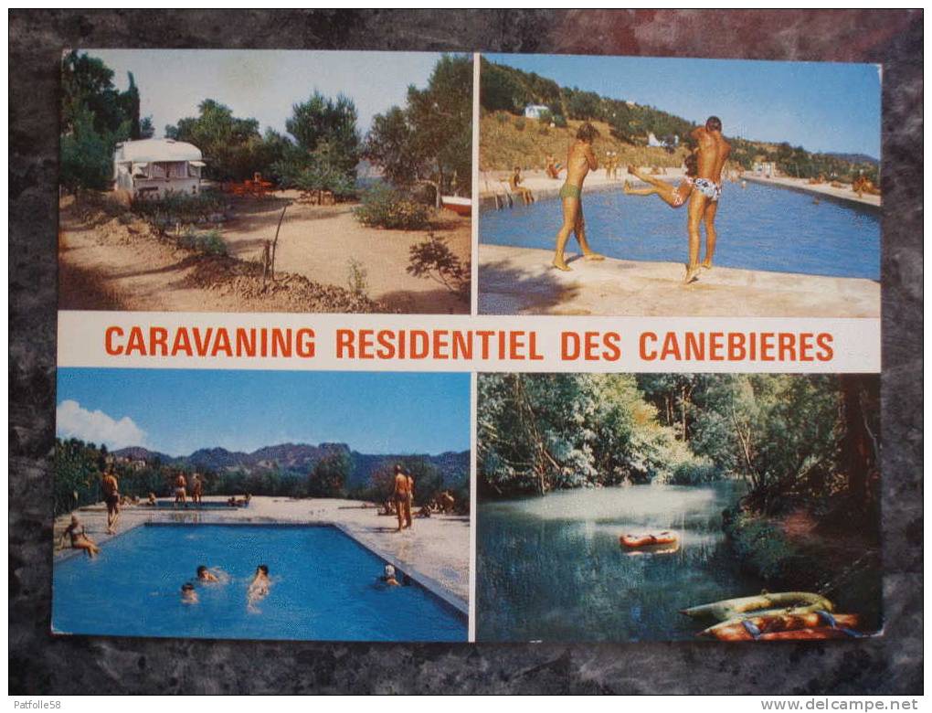 LE MUY (83).MULTIVUES CARAVANING RESIDENTIEL  DES CANEBIERES.1975. - Le Muy