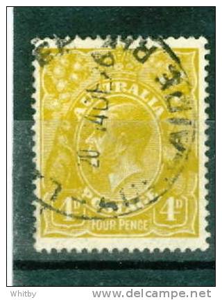 Australia 1924 4p King George V Issue #34 - Gebraucht