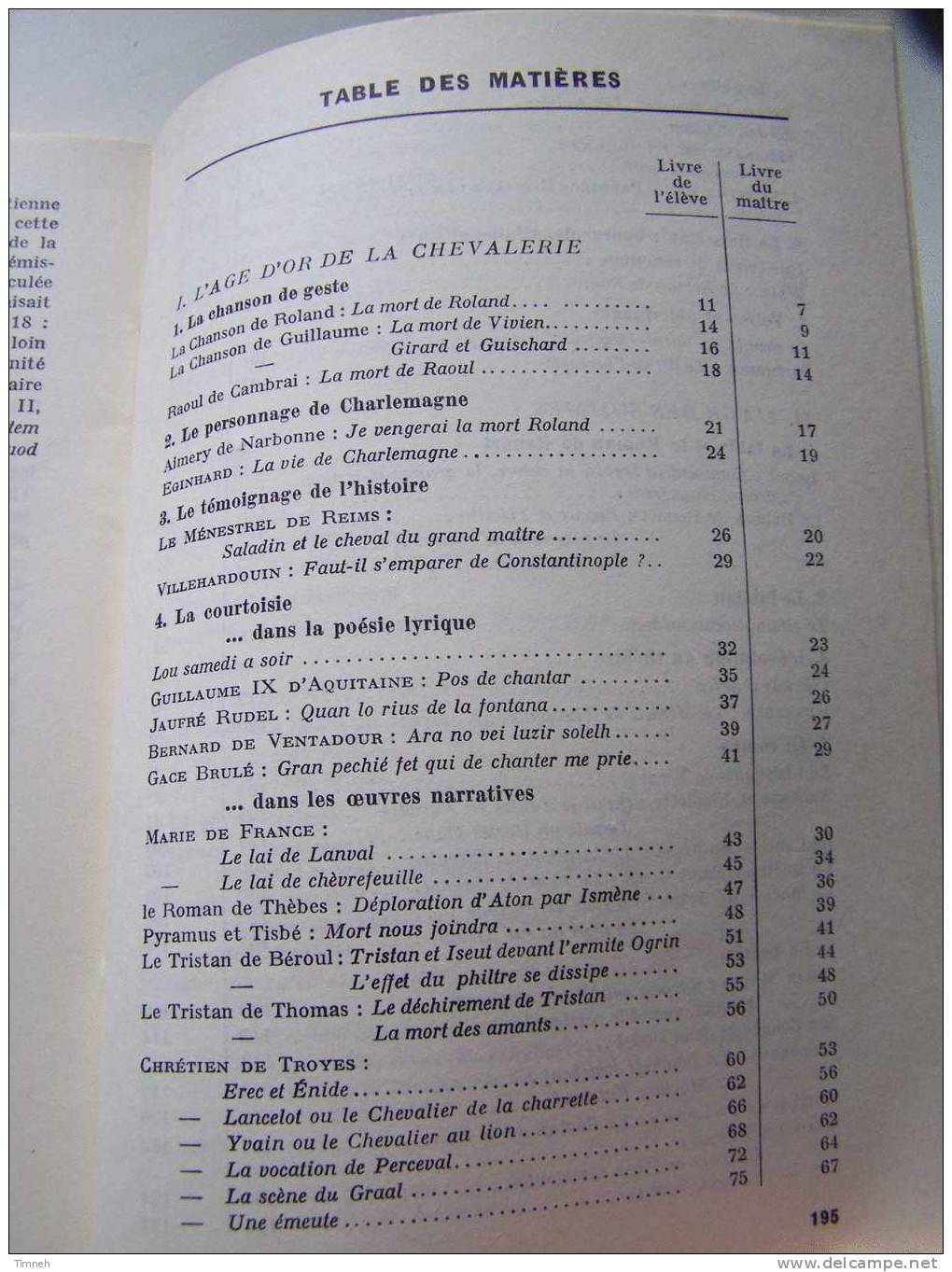 Plaisir De Lire Pour Le Maître-Moyen Age-PERNOUD PAYEN-1966 Librairie Armand Colin-Jean GUEHENNO- - 6-12 Years Old