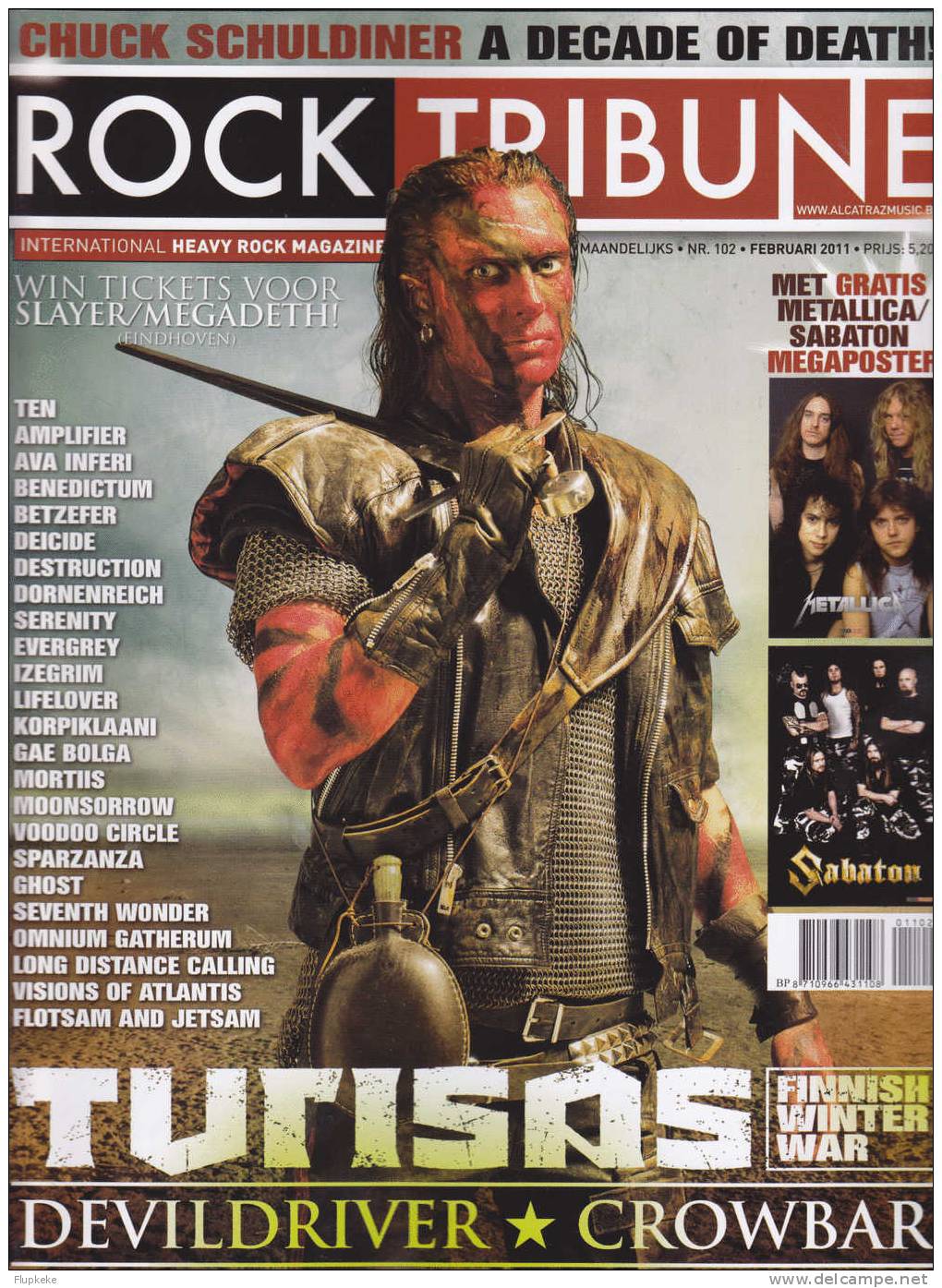 Rock Tribune 102 Februari 2011 Turisas - Autres & Non Classés