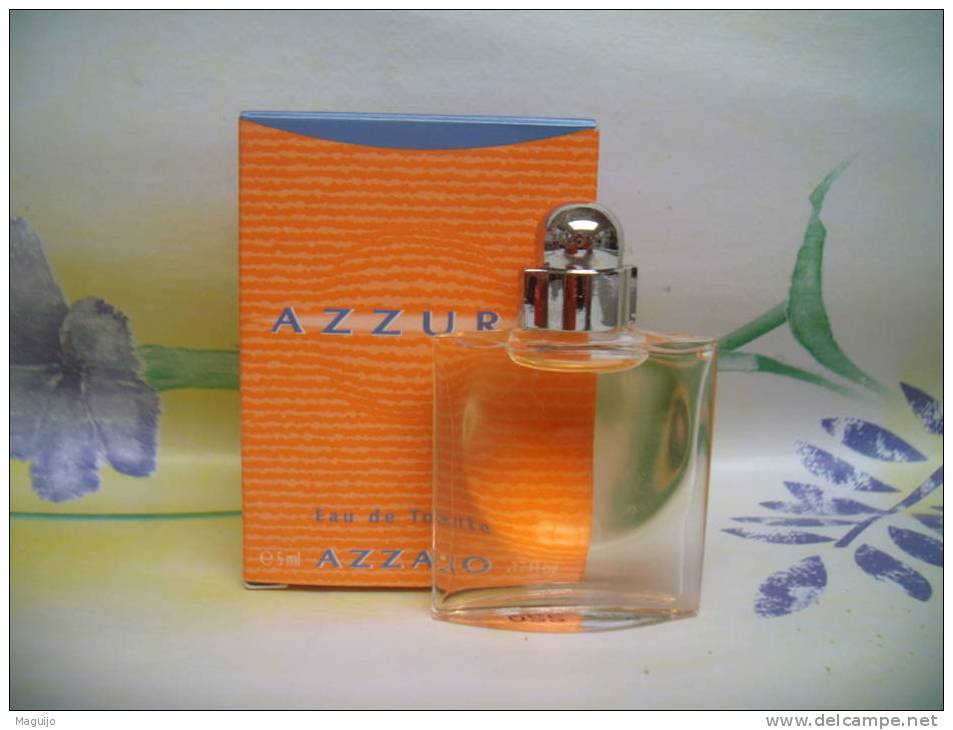 AZZARO " AZZURA" MINI EDT 5 ML  LIRE !!! - Miniatures Femmes (avec Boite)