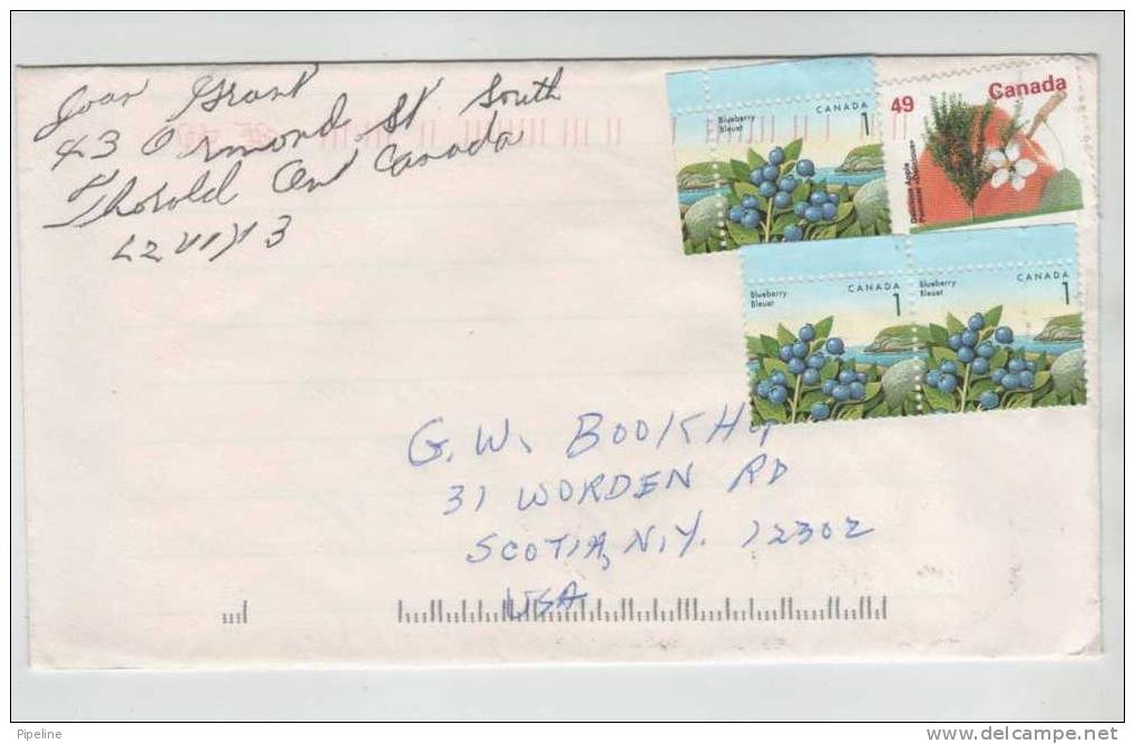 Canada Cover To USA - Lettres & Documents