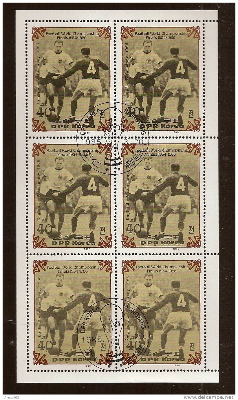 COREA DEL NORD  KOREA DPR  DPRK   Sport  Calcio Soccer Football - 1985 - BF Bloc Feuillet  /US - Used Stamps