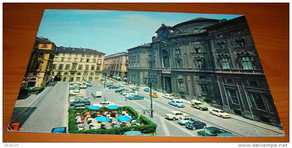Torino - Piazza E Palazzo Carignano Arch. Guarino - Monumento A Giorberti - 430 - Viaggiata - Palazzo Carignano