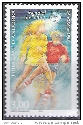 Andorre Français 1998 Michel 524 Neuf ** Cote (2008) 2.10 Euro Coupe Du Monde De Foot - Unused Stamps