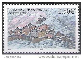 Andorre Français 2004 Michel 618 Neuf ** Cote (2008) 2.00 Euro Village De Fontaneda - Unused Stamps