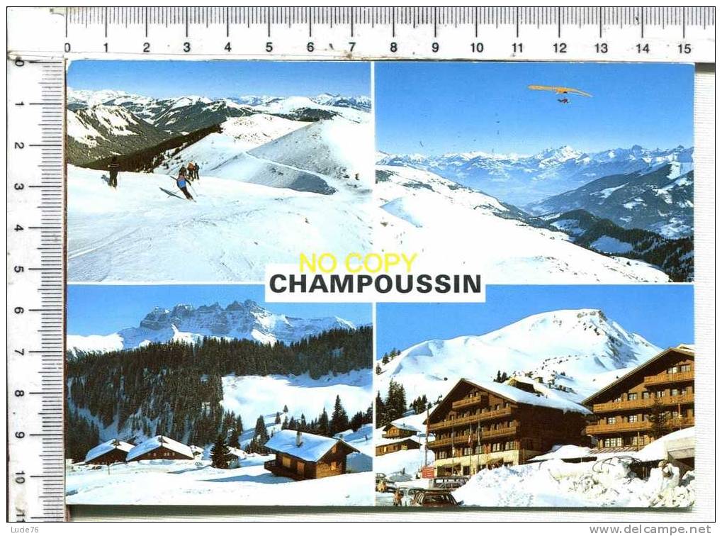 CHAMPOUSSIN  -  Station -  Val D'Illiez  -  4 Vues - Val-d'Illiez 