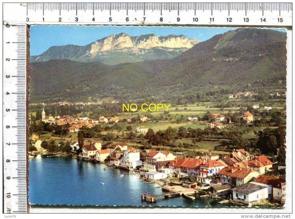 LUGRIN  -  Vue Aérienne - Le Lac Léman - Le Village Et La Chaîne Des Memises - Lugrin