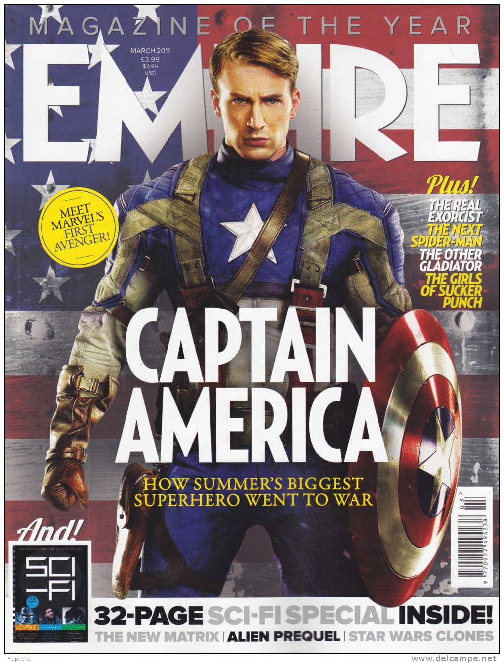 Empire 261 March 2011 Captain America - Divertissement