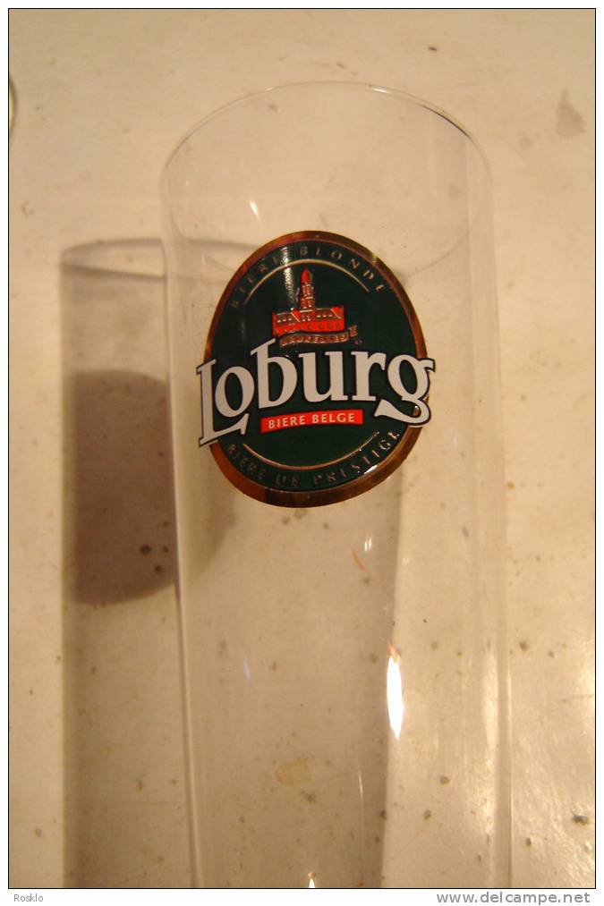 PUBLICITE  / BIERE LOBURG / BELGE  /  6 VERRES / PARFAIT ETAT - Alcolici