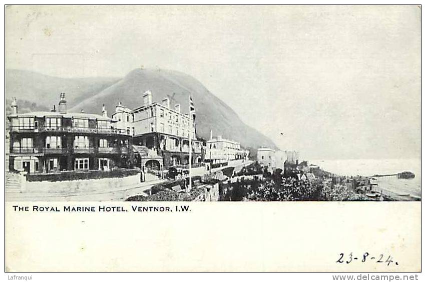 Royaume Uni - Uk  -ref A290- Isle Of Wight - Ventnor - The Royal Marine Hotel   -  Postcard Good Condition - - Ventnor