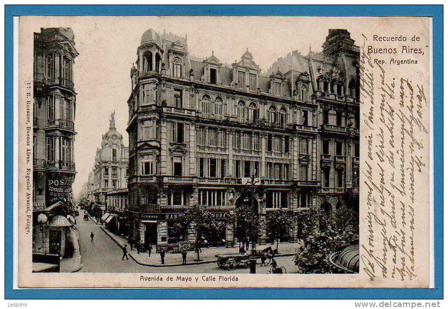 AMERIQUE -- ARGENTINE --  BUENOS AIRES -- Avenida De Mayo Ycalie... - Argentinien