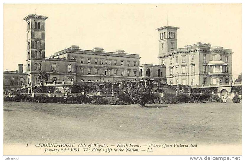 Royaume Uni - Uk  -ref A288- Isle Of Wight - Osborne House   -  Postcard Good Condition - - Cowes