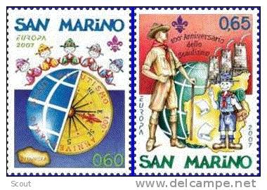 SAN MARINO - SAINT MARIN - 2007 - EUROPA, SCOUT - YT -- ** - 2007